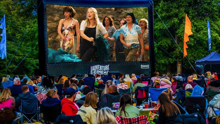Outdoor cinema at Polesden Lacey